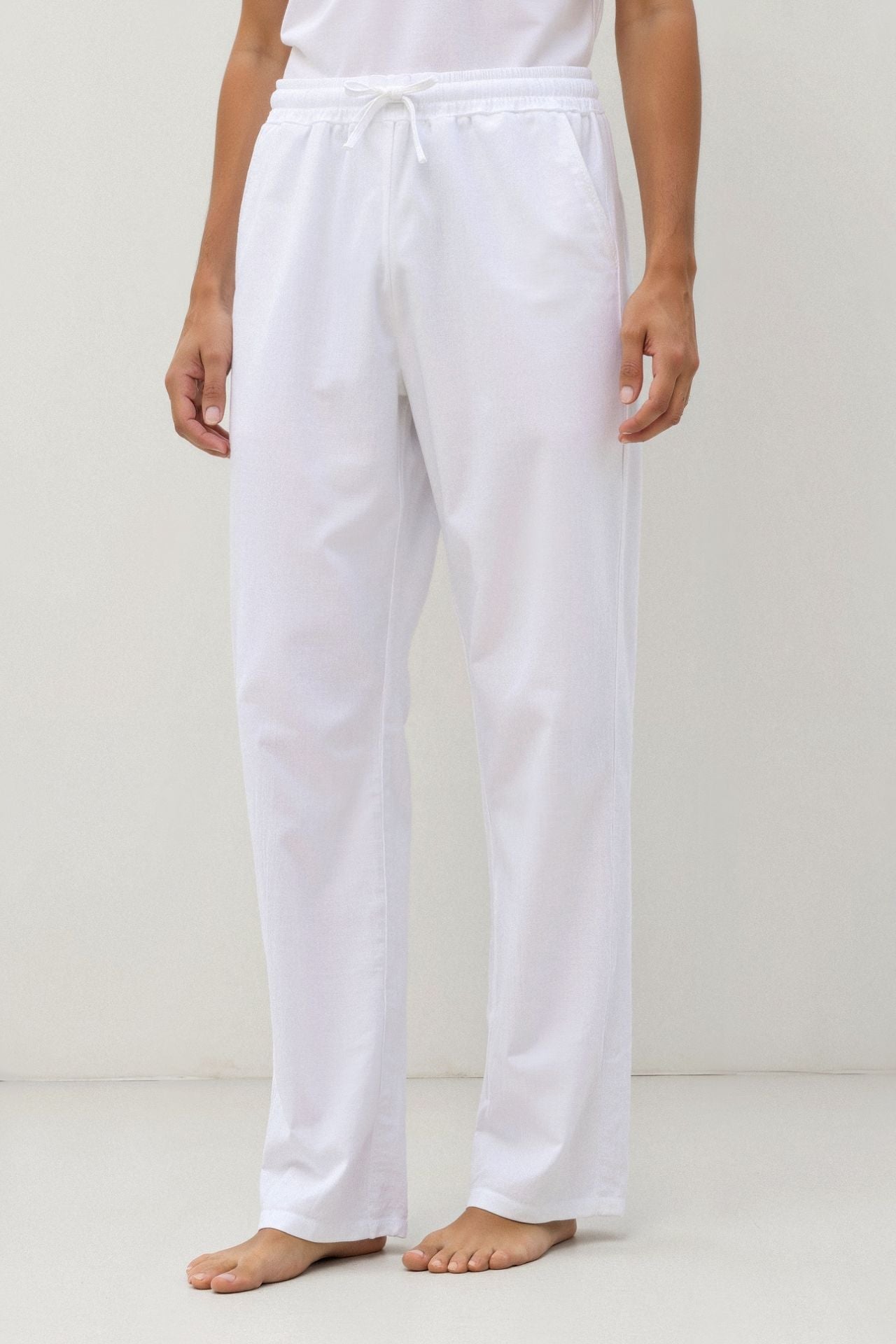 LINEA Cotton & Linen Blend Drawstring Pants