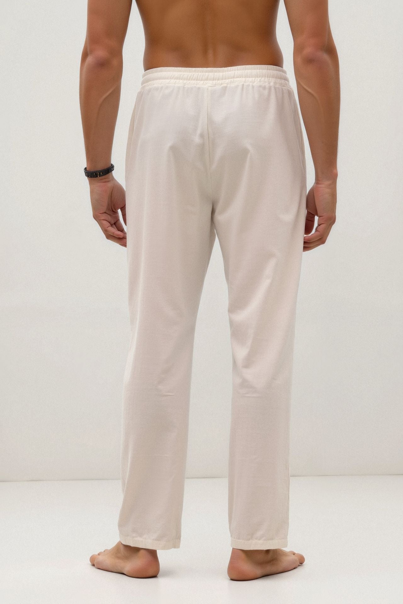 LINEA Cotton & Linen Blend Drawstring Pants