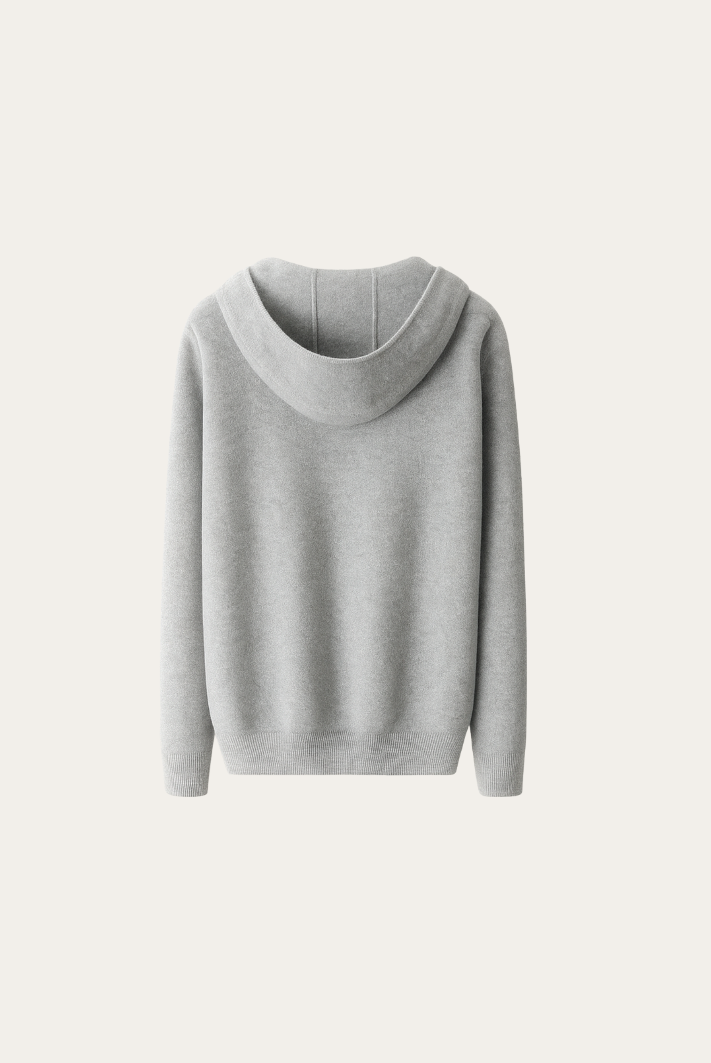 Grey Donati Wool Zip Up