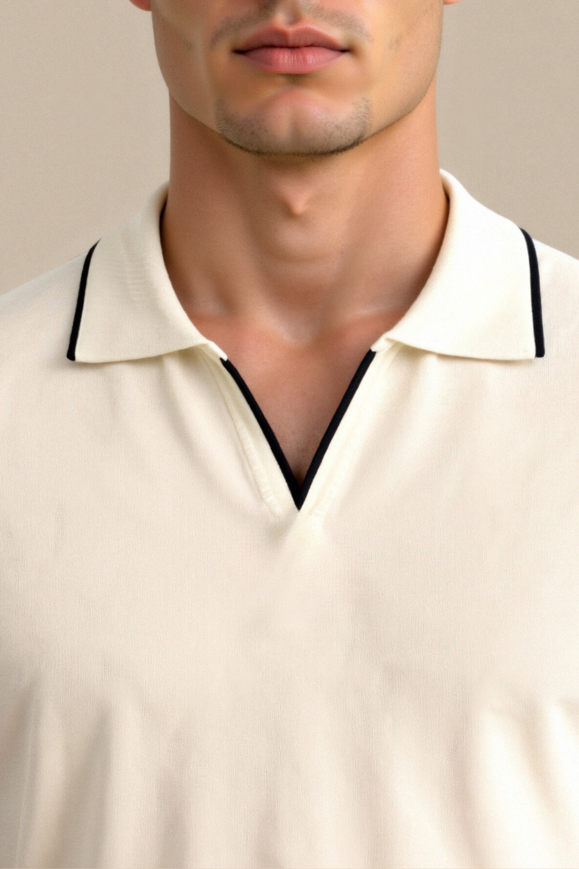 LINEA Contrast Slim Fitted Polo