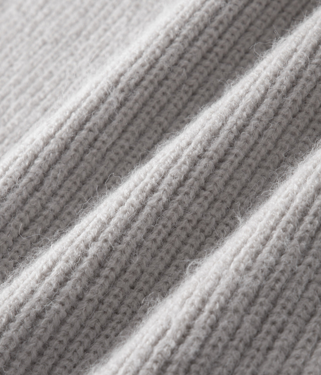 100% Merino Wool ZIPPED CARDIGAN