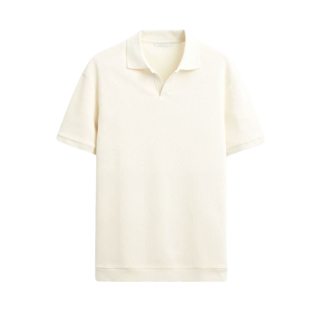 LINEA Woolen Structure Polo T-Shirt